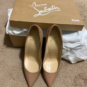 Authentic Christian Louboutin’s, size 35.5, hardly worn!